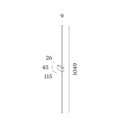 Wall lamp CATELANNI &amp; SMITH, Light Stick CW