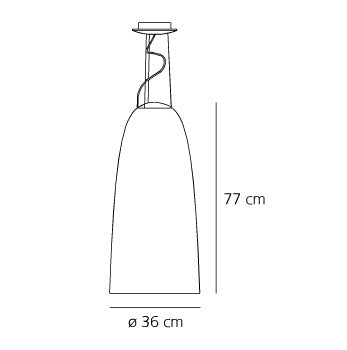 Pendant lamp ARTEMIDE, Nur75