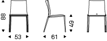 Kėdė CATTELAN ITALIA, Eva
