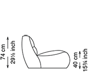 Armchair GERVASONI, Nuvola 05