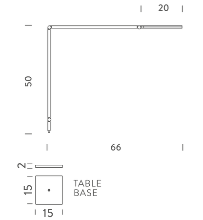 Stalinis šviestuvas NEMO, Untitled table