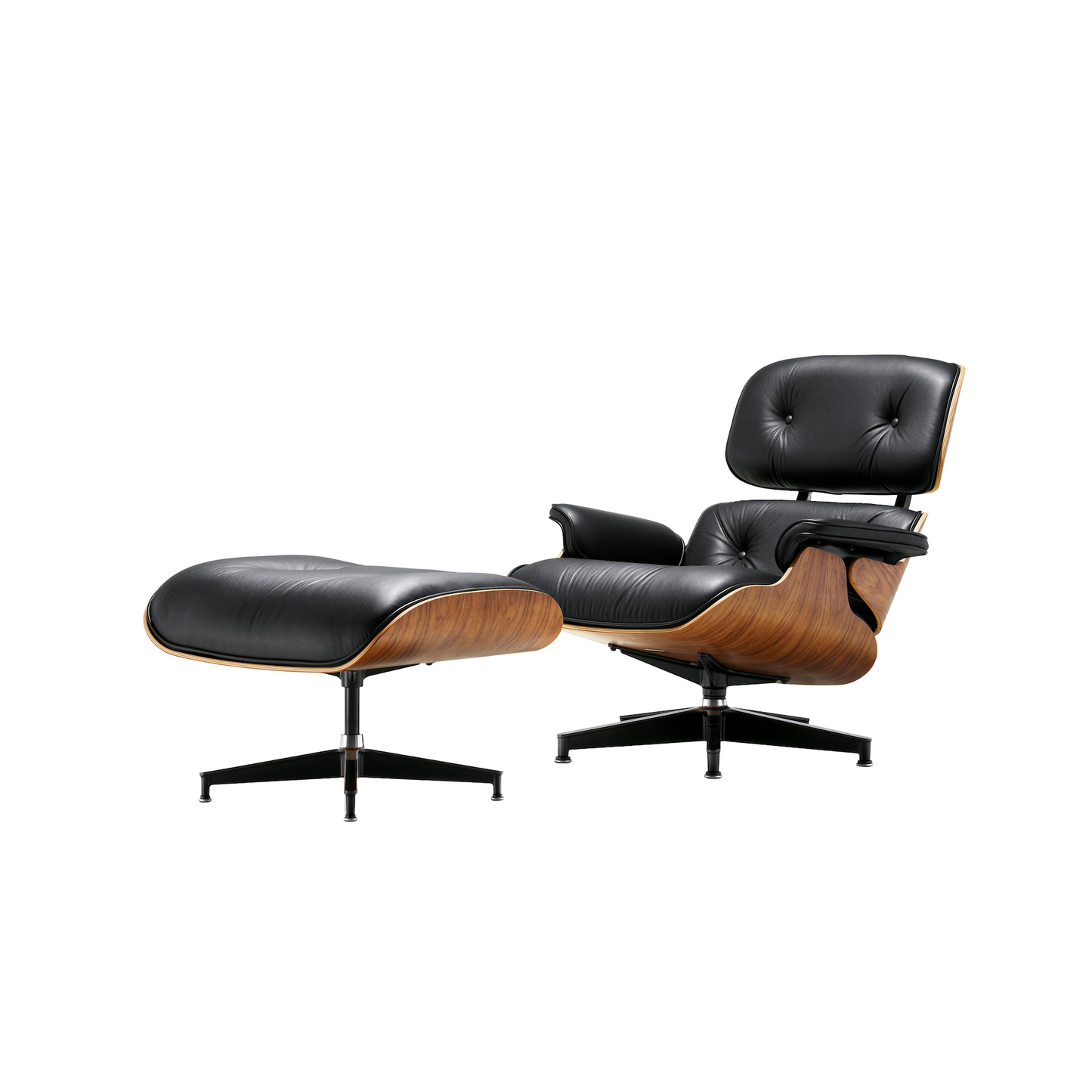 Krėslas ir pakojis,  EAMES LOUNGE
