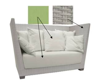 Lauko sofa GERVASONI, InOut 502