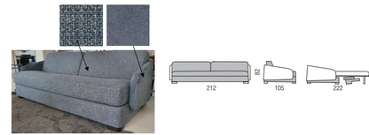 Sofa-lova MILANO BEDDING, Vivien