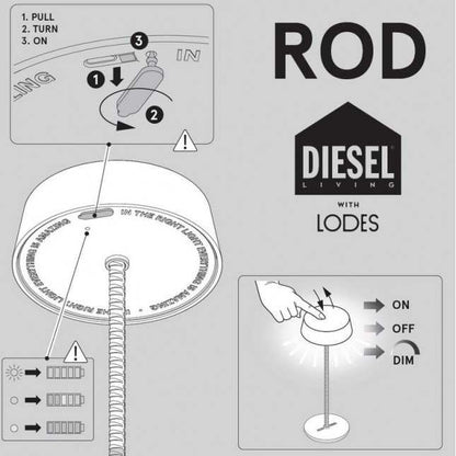 Stalinis šviestuvas LODES DIESEL, Rod